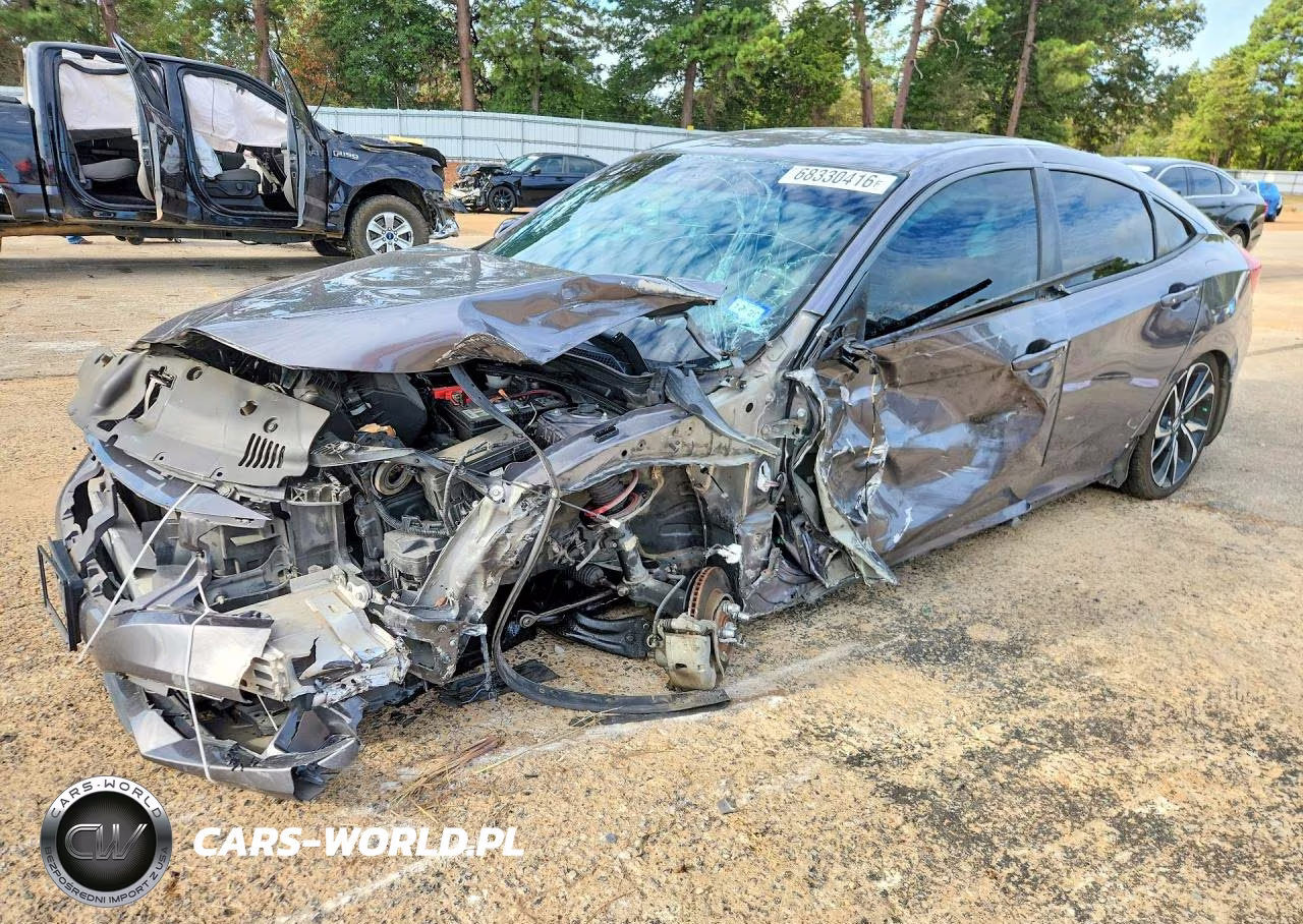 2020 Honda Civic Sport VIN:19XFC2F8XLE000576 - 1