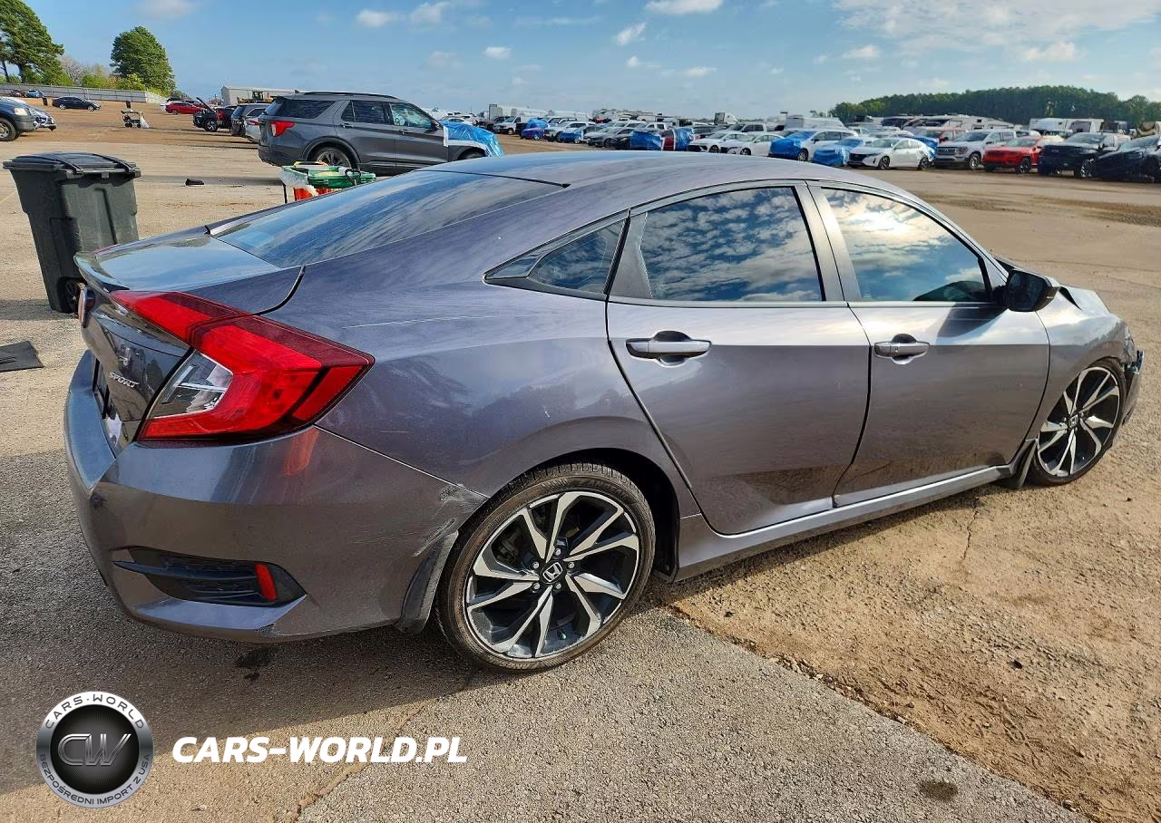 2020 Honda Civic Sport VIN:19XFC2F8XLE000576 - 3