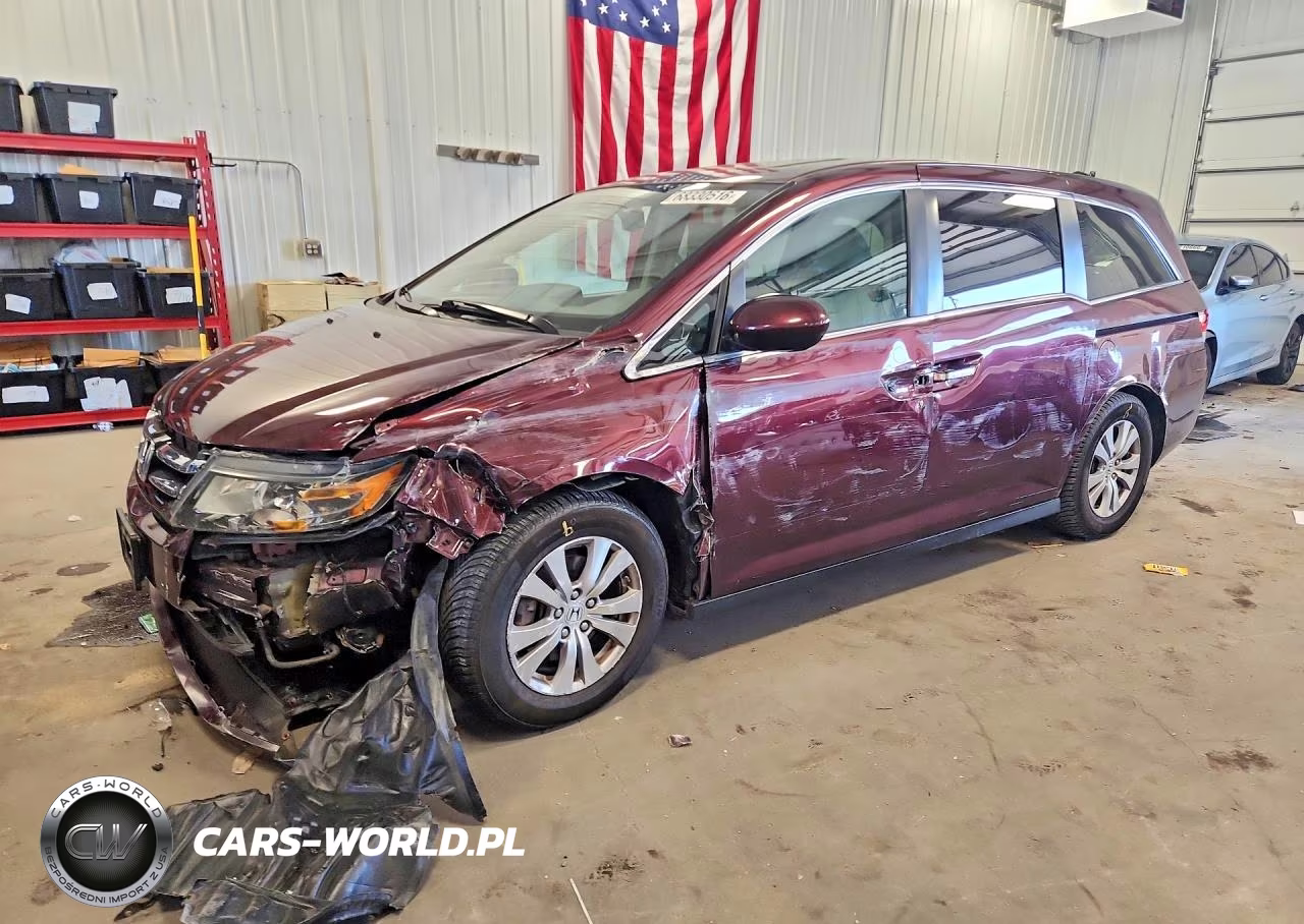 2014 Honda Odyssey Exl VIN:5FNRL5H64EB105623 - 1
