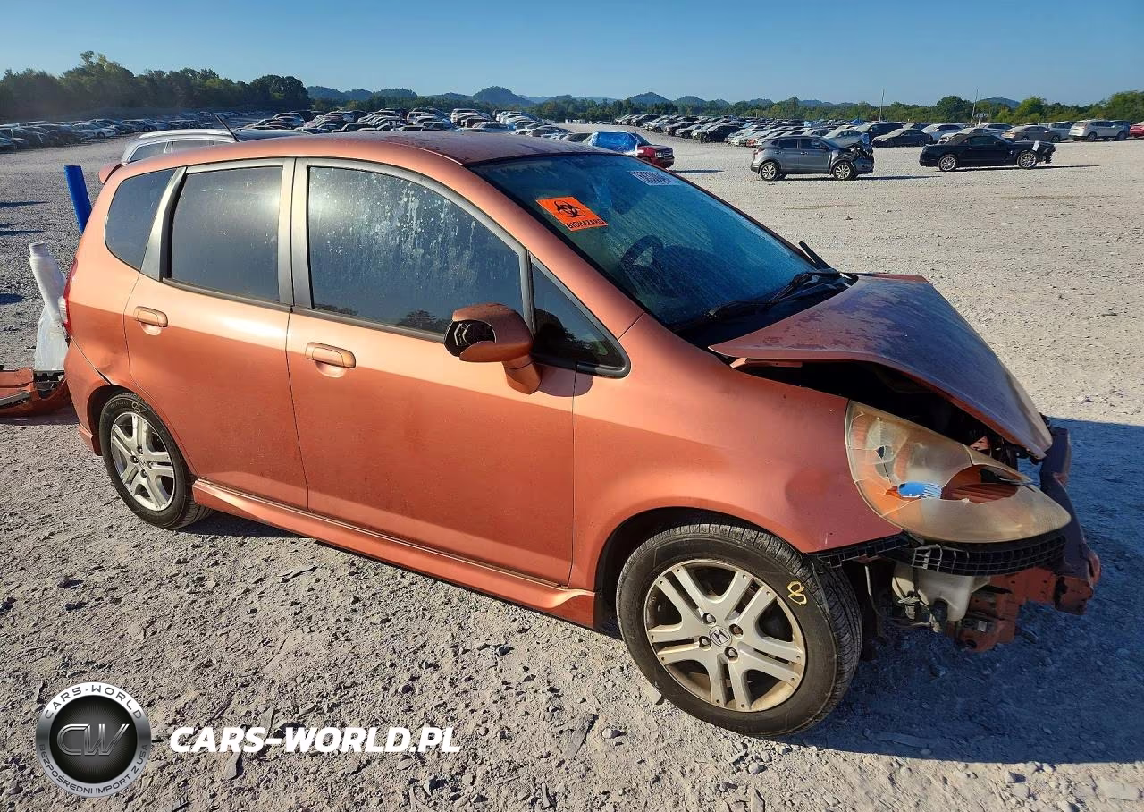 2007 Honda Fit S VIN:JHMGD38687S005571 - 4