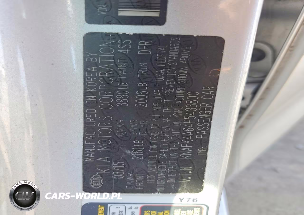 2015 Kia Forte VIN:KNAFK4A64F5433800 - 12