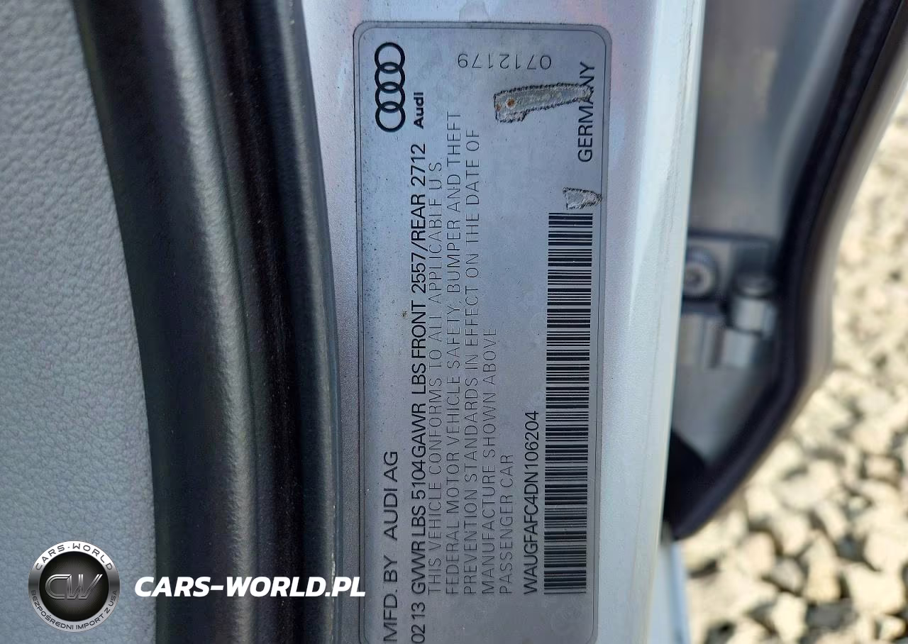 2013 Audi A6 Premium Plus VIN:WAUGFAFC4DN106204 - 12