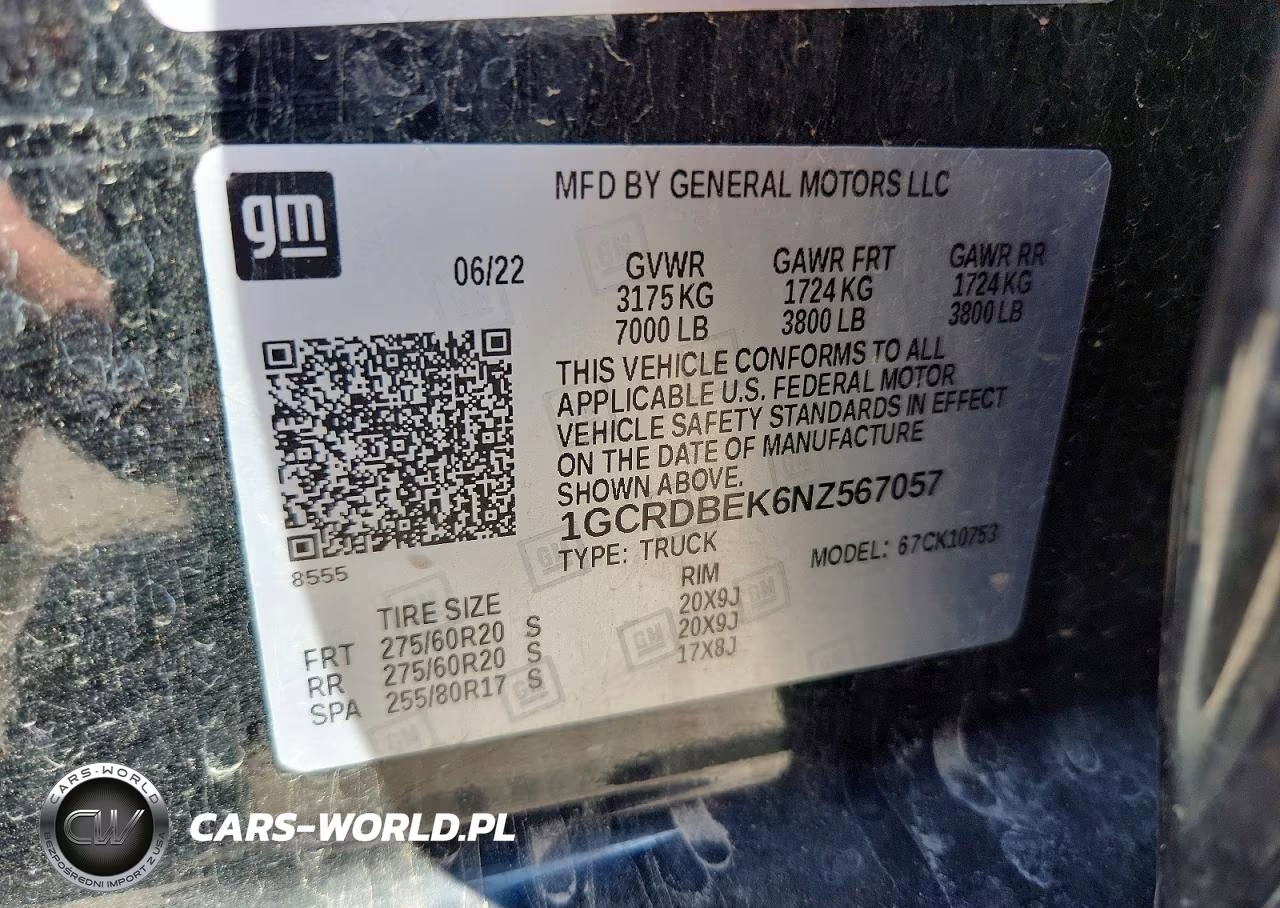 2022 Chevrolet Silverado K1500 Custom VIN:1GCRDBEK6NZ567057 - 12