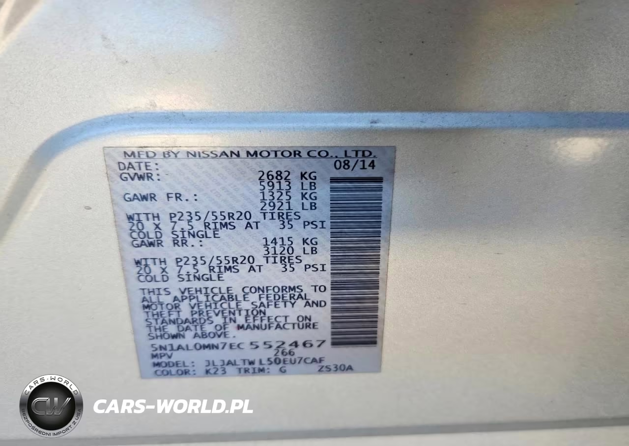 2014 Infiniti Qx60 VIN:5N1AL0MN7EC552467 - 13