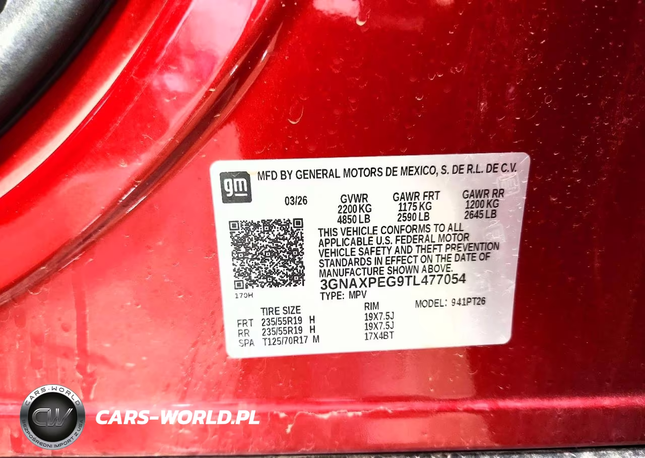 2026 Chevrolet Equinox Lt VIN:3GNAXPEG9TL477054 - 13