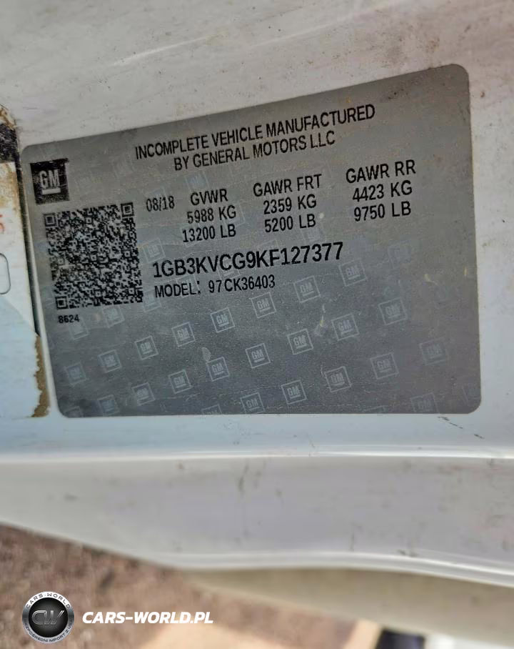 2019 Chevrolet Silverado Hd Box Truck VIN:1GB3KVCG9KF127377 - 12