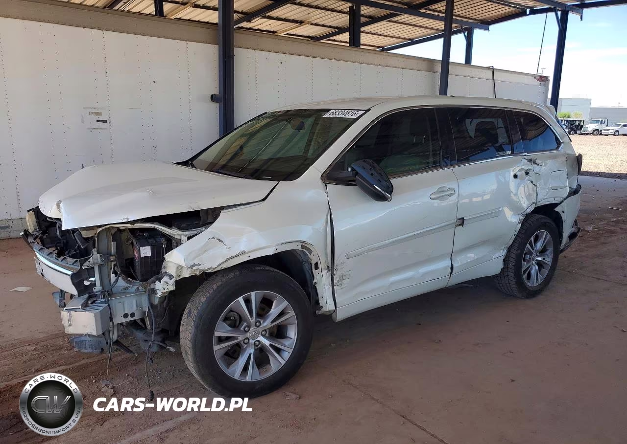 2014 Toyota Highlander Le Plus VIN:5TDZKRFH9ES020478 - 1
