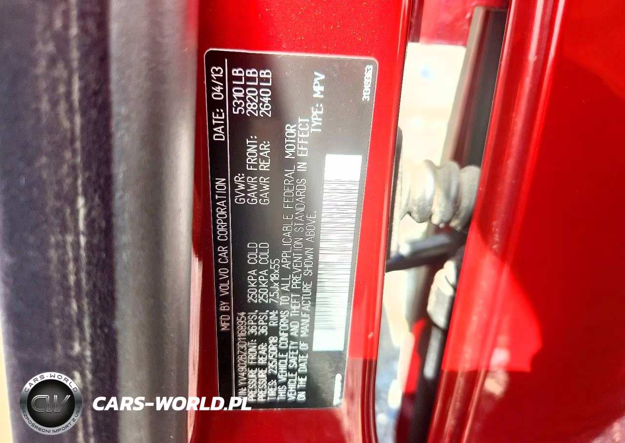2013 Volvo Xc70 T6 VIN:YV4902BZ3D1168954 - 12