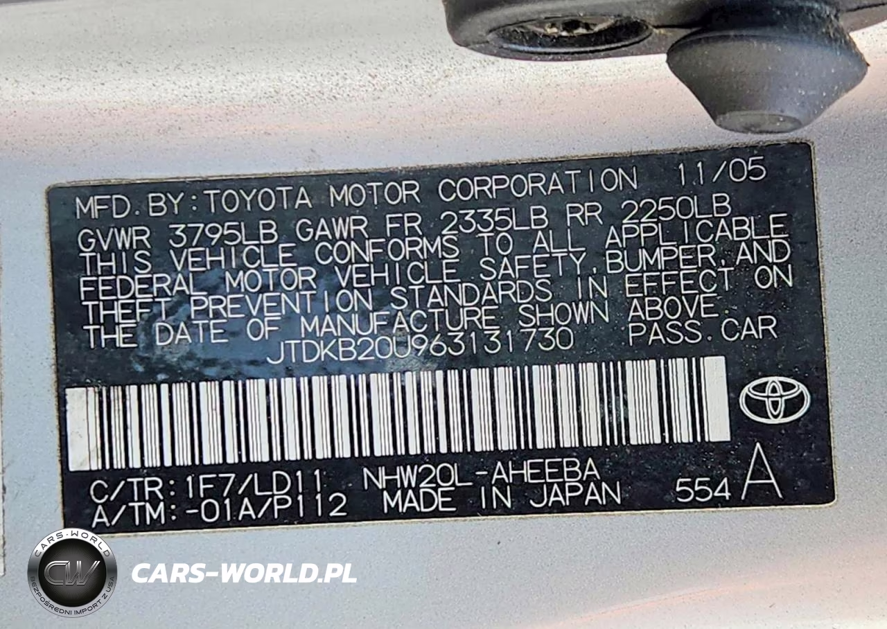2006 Toyota Prius Base VIN:JTDKB20U963131730 - 12