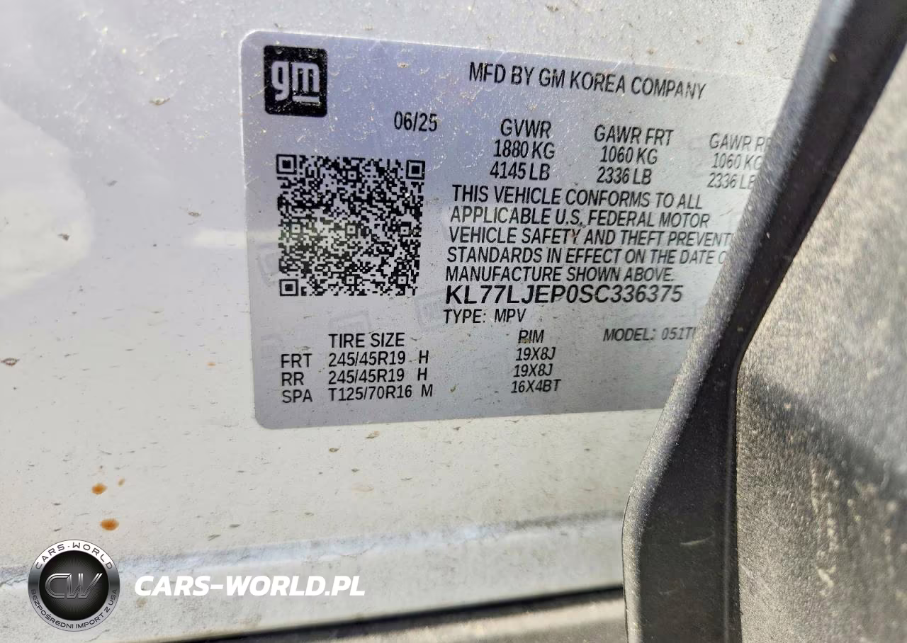 2025 Chevrolet Trax 2Rs VIN:KL77LJEP0SC336375 - 12