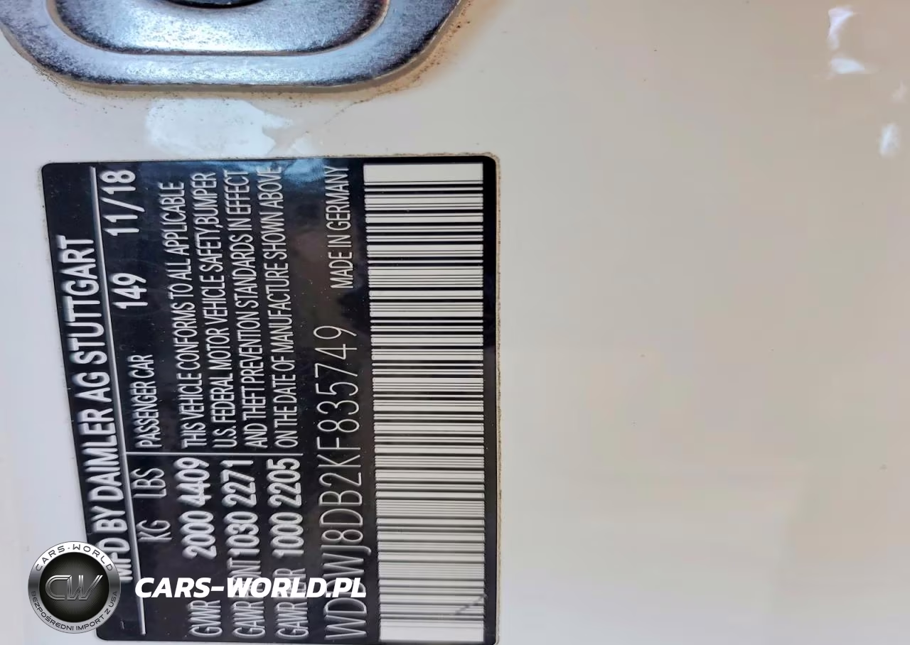 2019 Mercedes-Benz C 300 VIN:WDDWJ8DB2KF835749 - 12