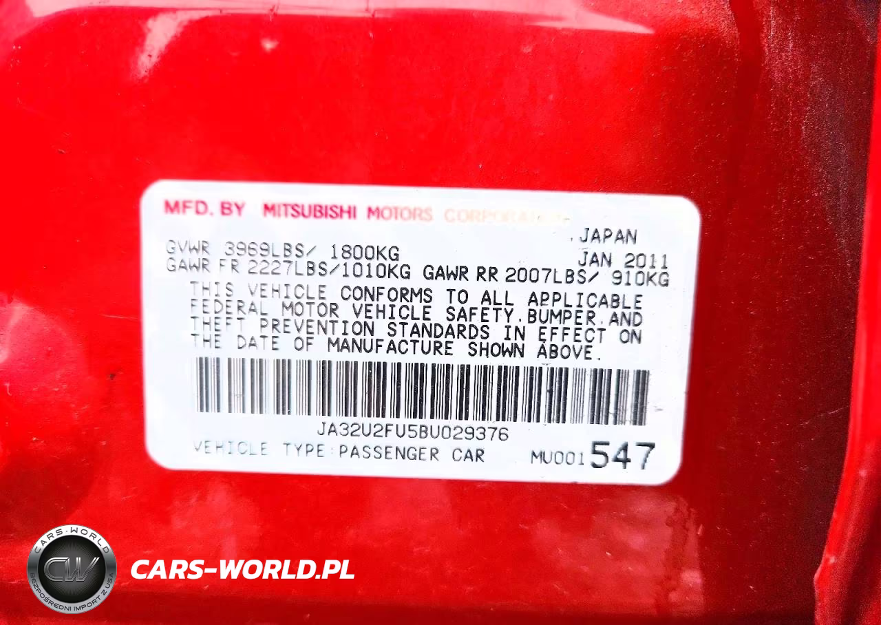2011 Mitsubishi Lancer Es-Es Sport VIN:JA32U2FU5BU029376 - 12