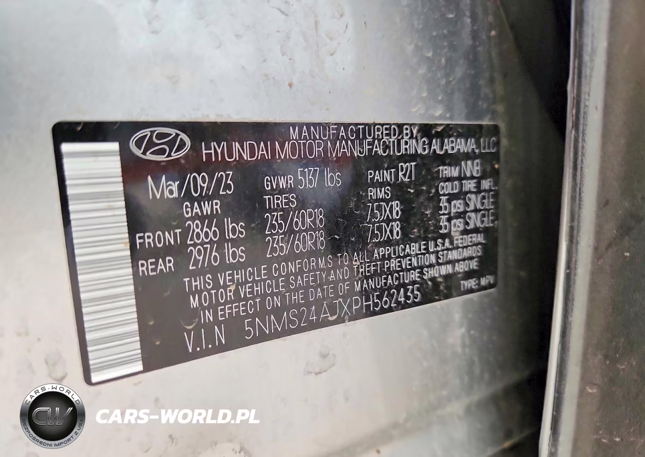 2023 Hyundai Santa Fe Sel VIN:5NMS24AJXPH562435 - 13
