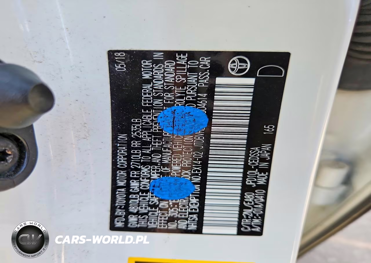 2018 Toyota Mirai Base VIN:JTDBVRBD6JA004614 - 12