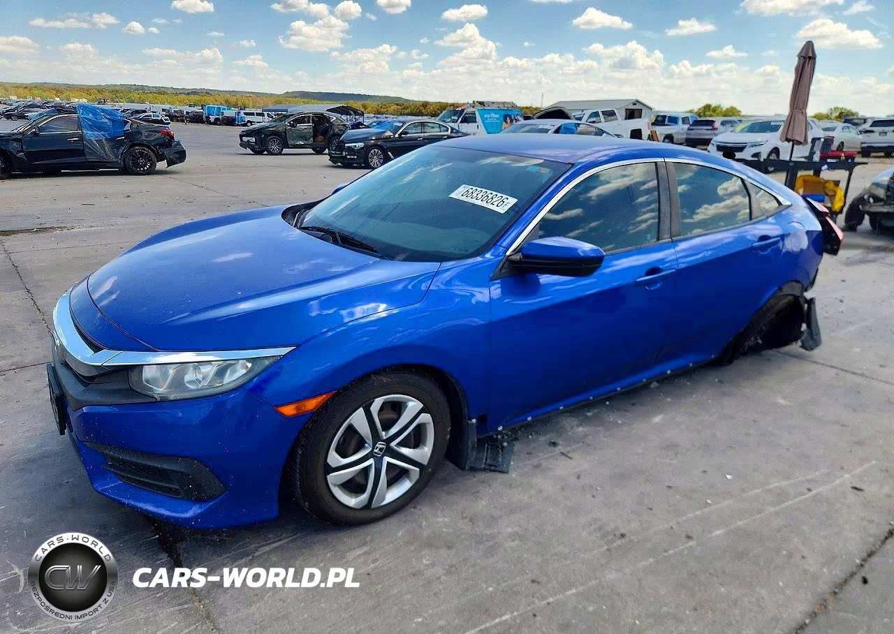 2018 Honda Civic Lx VIN:2HGFC2F58JH507131 - 1