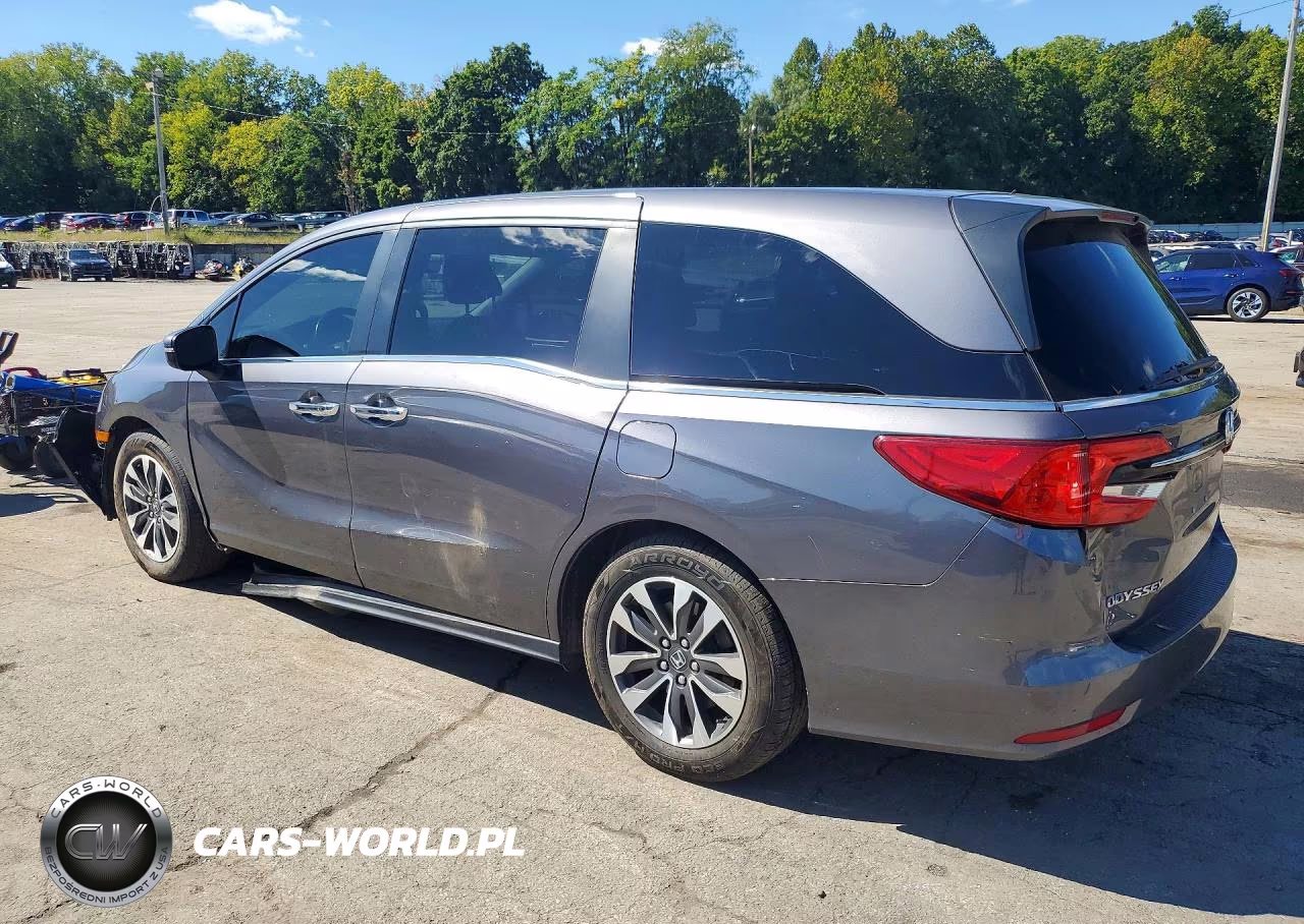 2002 Honda Odyssey Ex VIN:5FNRL6H71MB040002 - 2