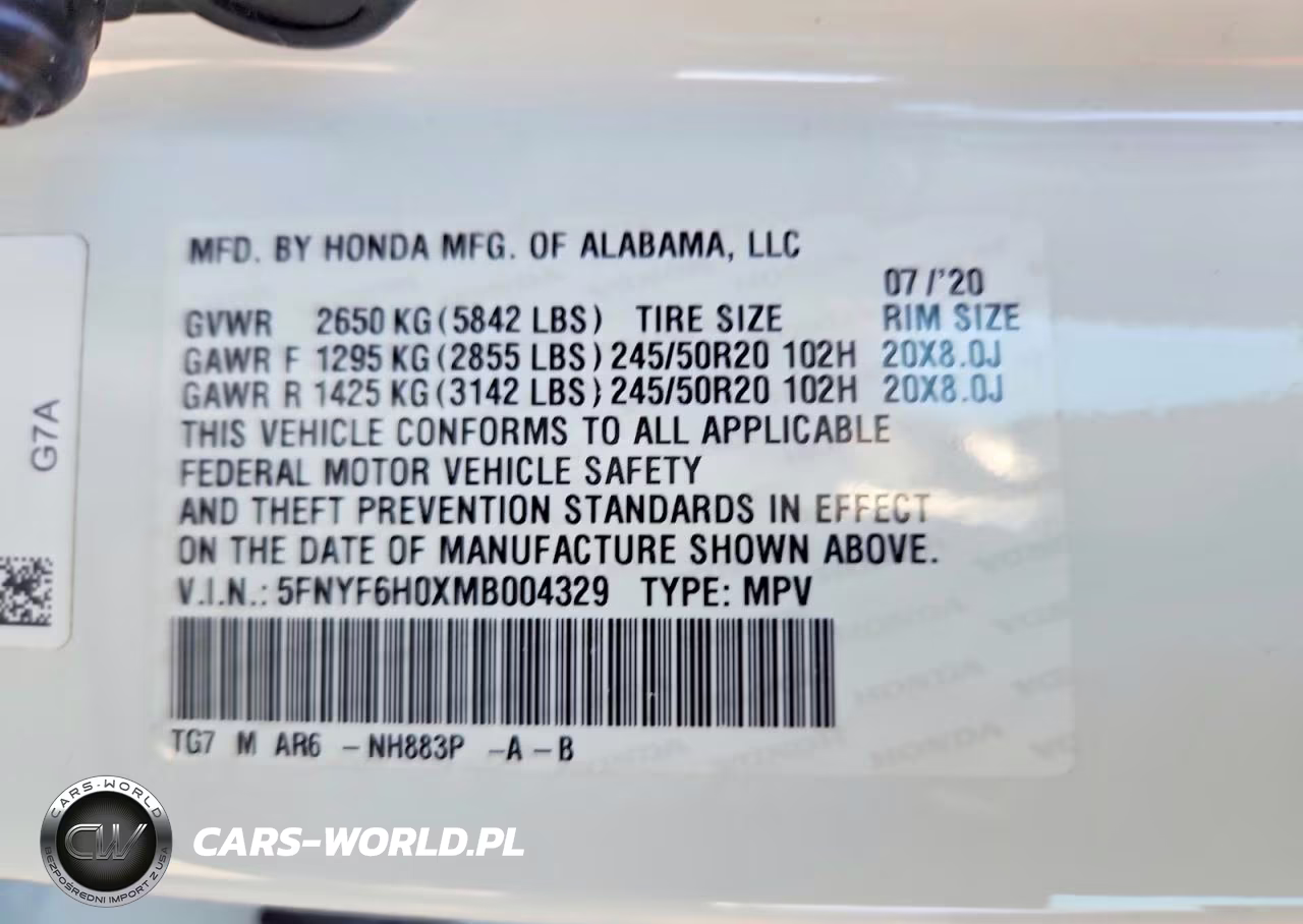 2021 Honda Pilot Elite VIN:5FNYF6H0XMB004329 - 13