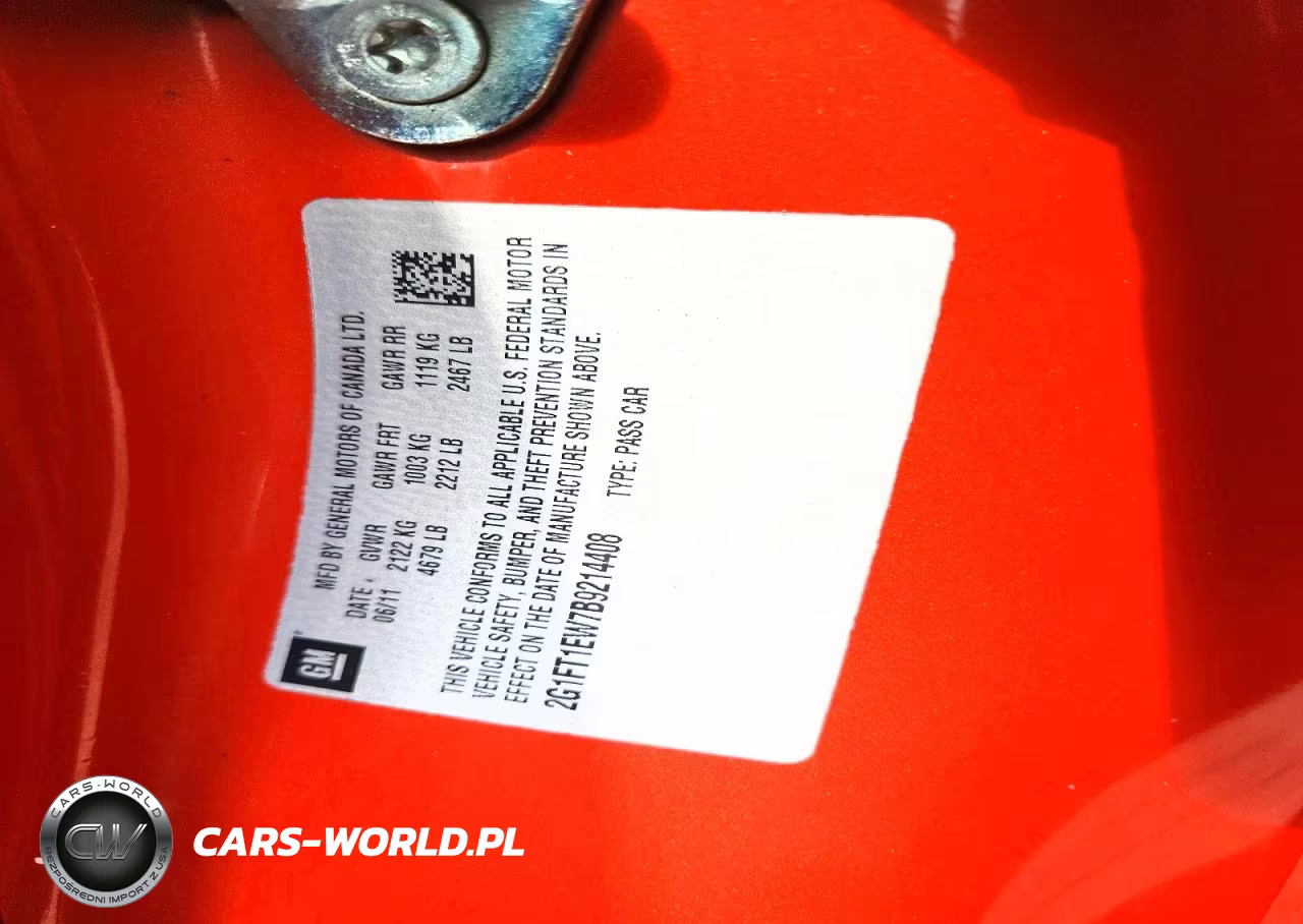 2011 Chevrolet Camaro 2Ss VIN:2G1FT1EW7B9214408 - 12