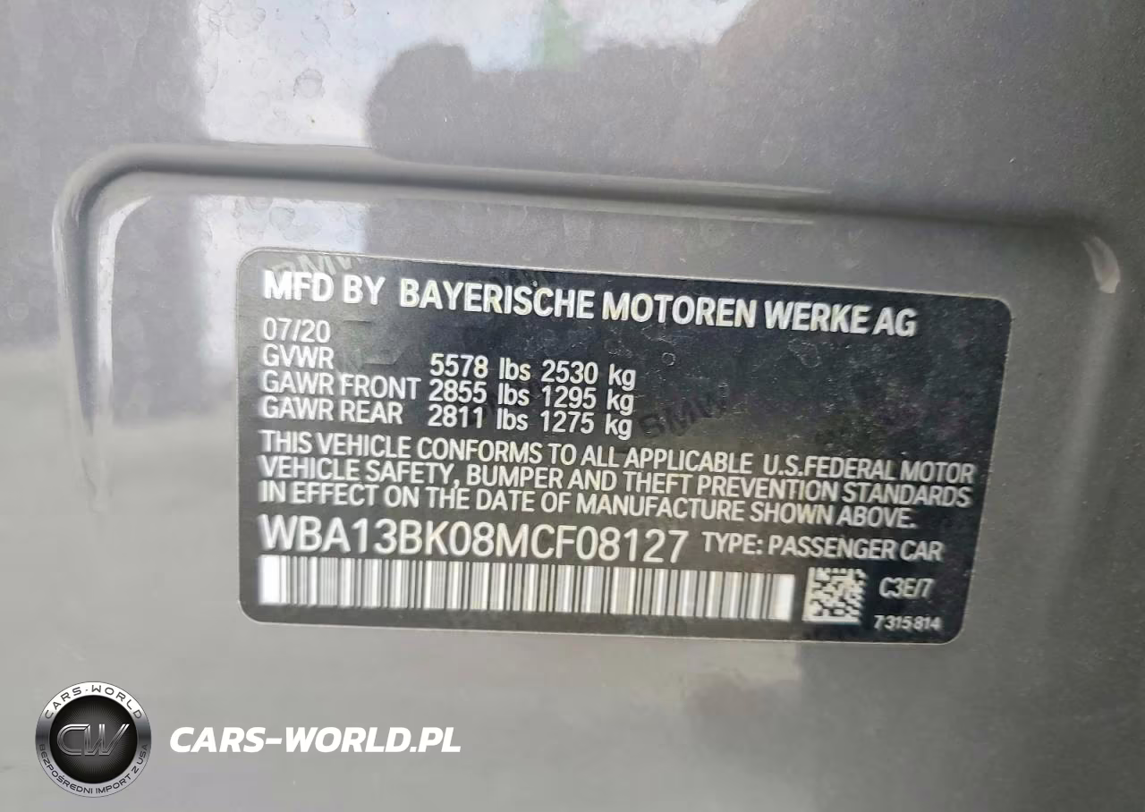 2021 BMW M550Xi VIN:WBA13BK08MCF08127 - 13