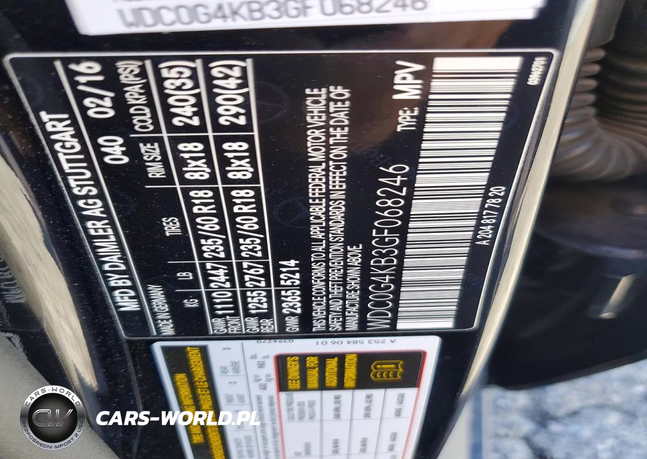 2016 Mercedes-Benz Glc 300 4Matic VIN:WDC0G4KB3GF068246 - 13