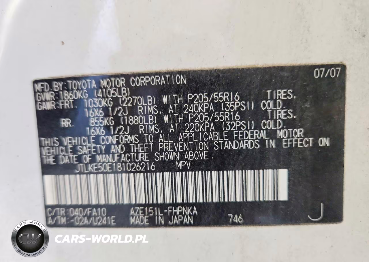 2008 Scion Xb Base VIN:JTLKE50E181026216 - 12
