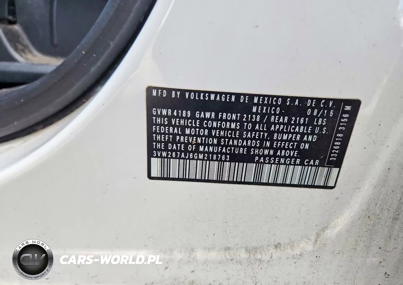2016 Volkswagen Jetta S VIN:3VW267AJ6GM218763 - 12