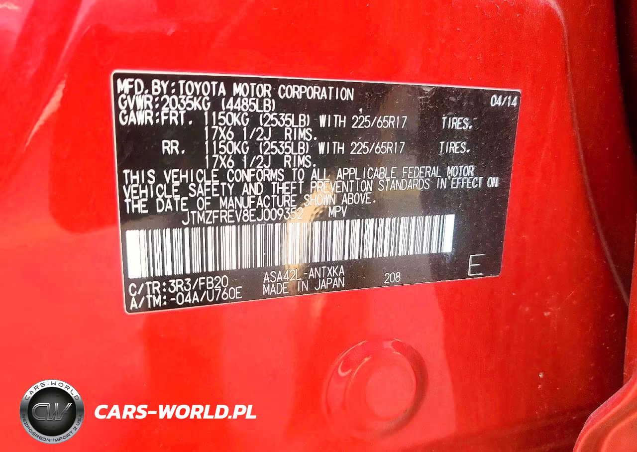 2014 Toyota Rav4 Le VIN:JTMZFREV8EJ009352 - 13