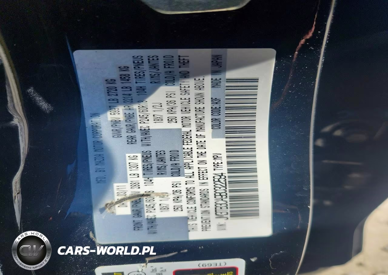 2011 Mazda Cx-9 VIN:JM3TB3CA9B0322594 - 13
