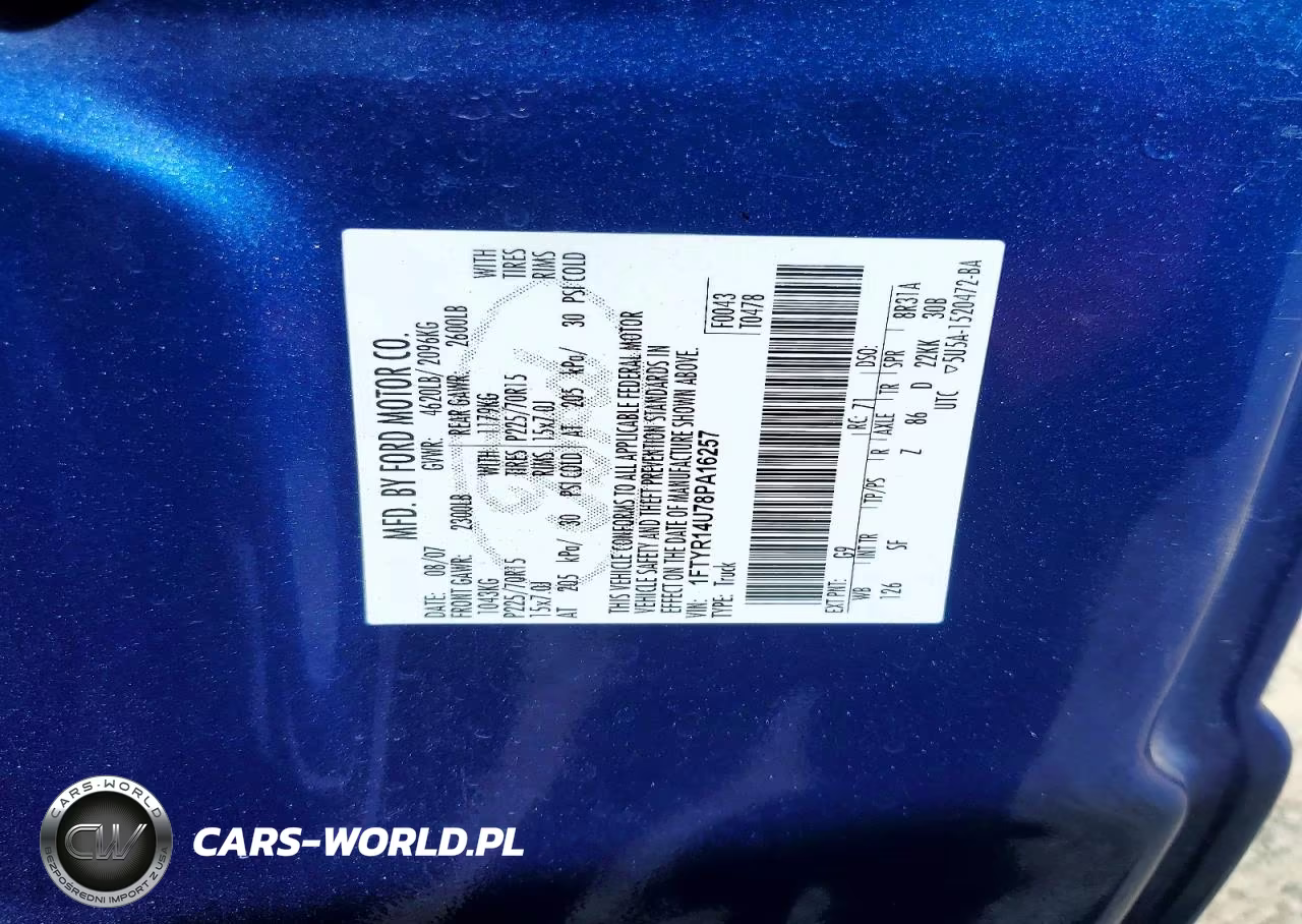 2008 Ford Ranger Super Cab VIN:1FTYR14U78PA16257 - 12