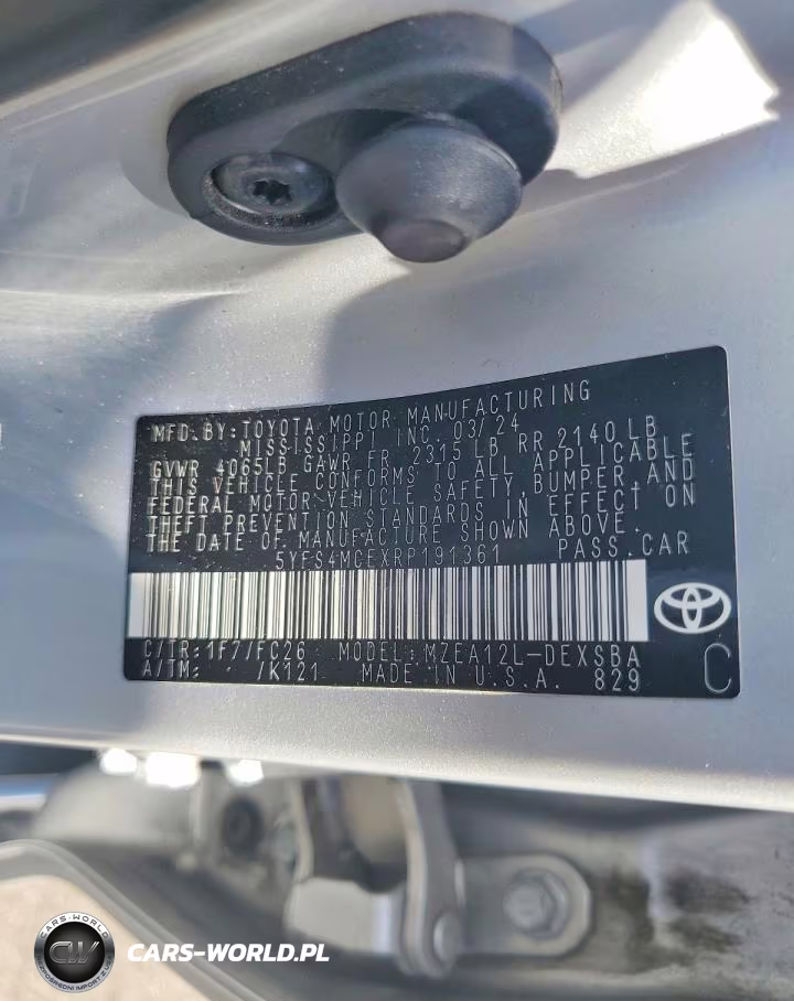 2024 Toyota Corolla Se VIN:5YFS4MCEXRP191361 - 13
