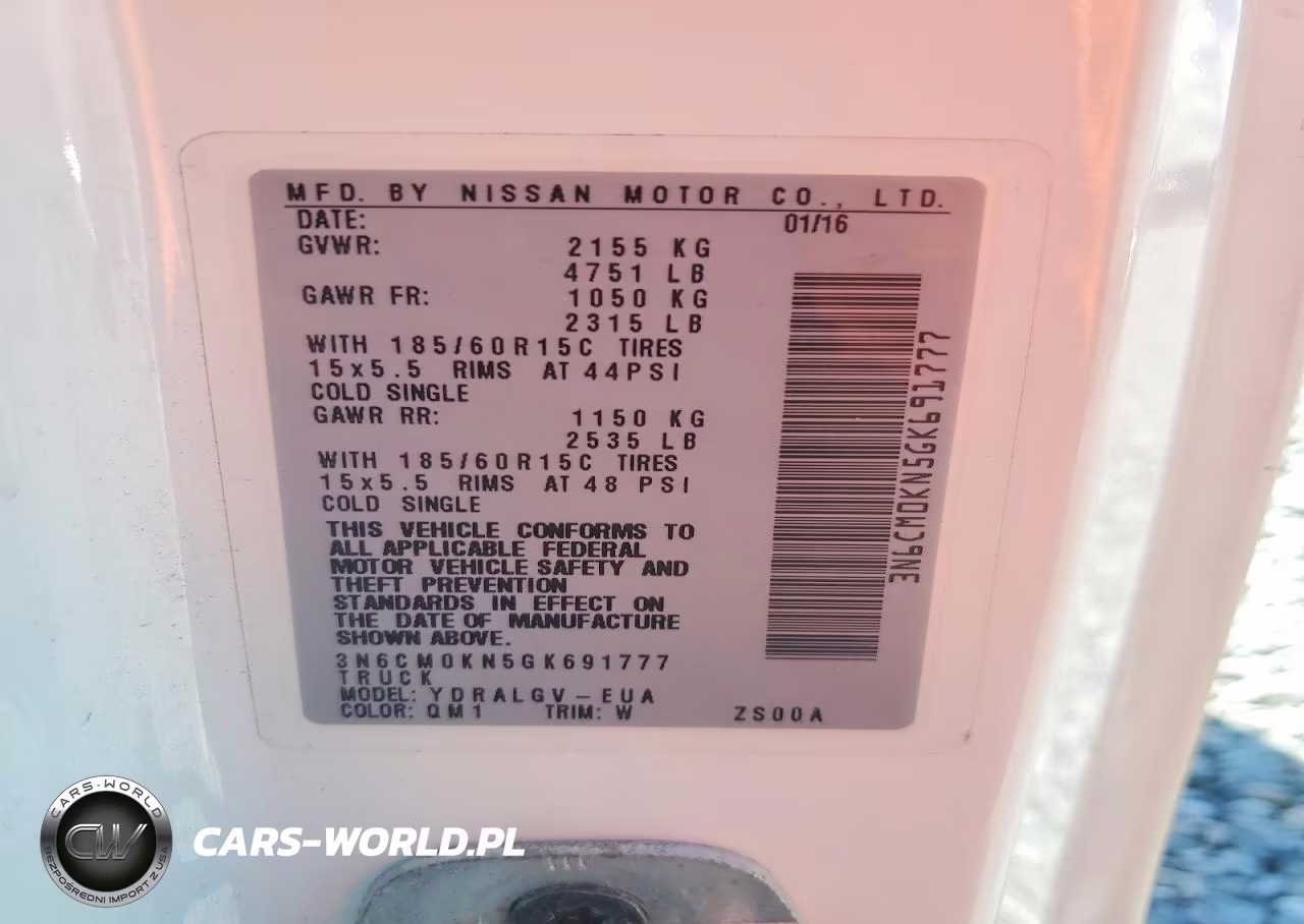 2016 Nissan Nv200 Delivery Van VIN:3N6CM0KN5GK691777 - 13