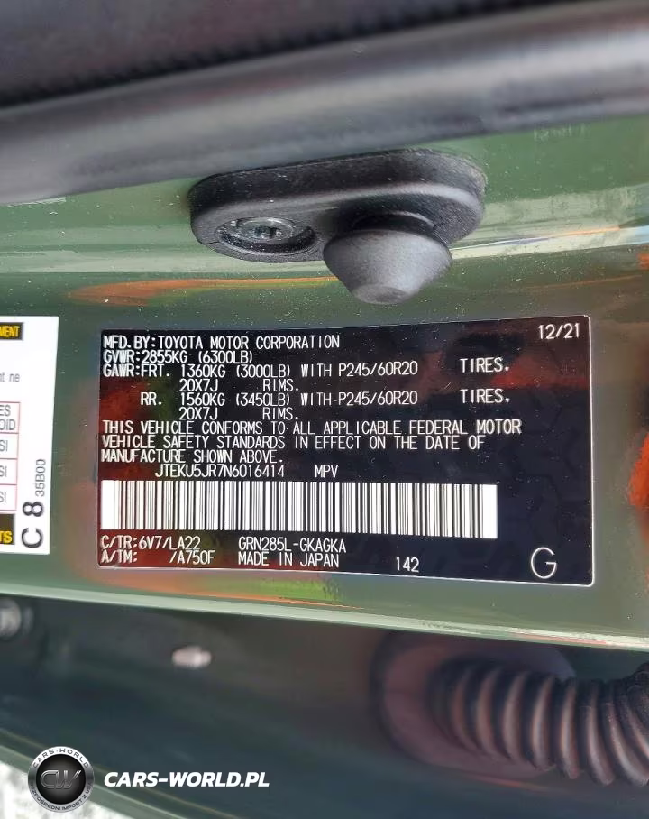 2022 Toyota 4Runner Limited VIN:JTEKU5JR7N6016414 - 13