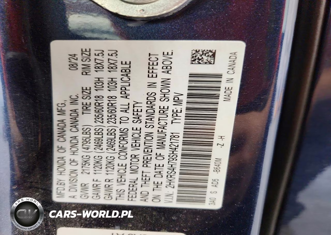 2025 Honda Cr-V Exl VIN:2HKRS4H79SH421781 - 12