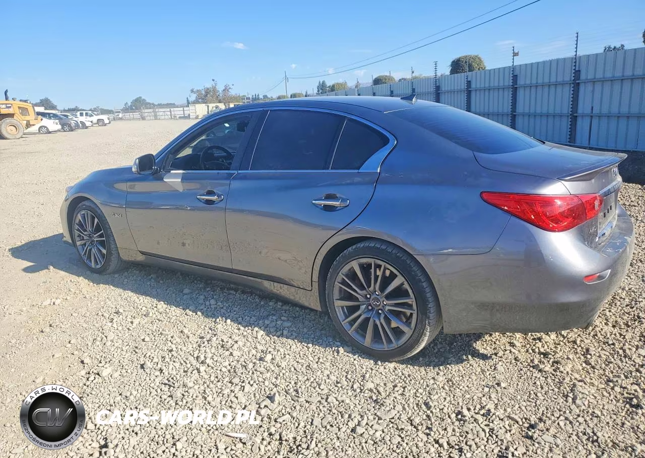 2017 Infiniti Q50 Red Sport 400 VIN:JN1FV7AR3HM871239 - 2