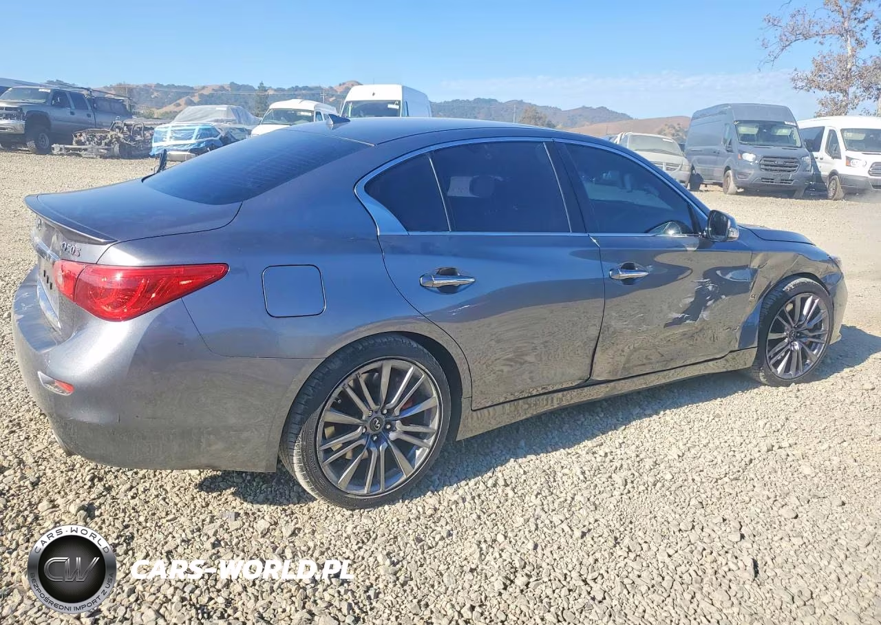 2017 Infiniti Q50 Red Sport 400 VIN:JN1FV7AR3HM871239 - 3