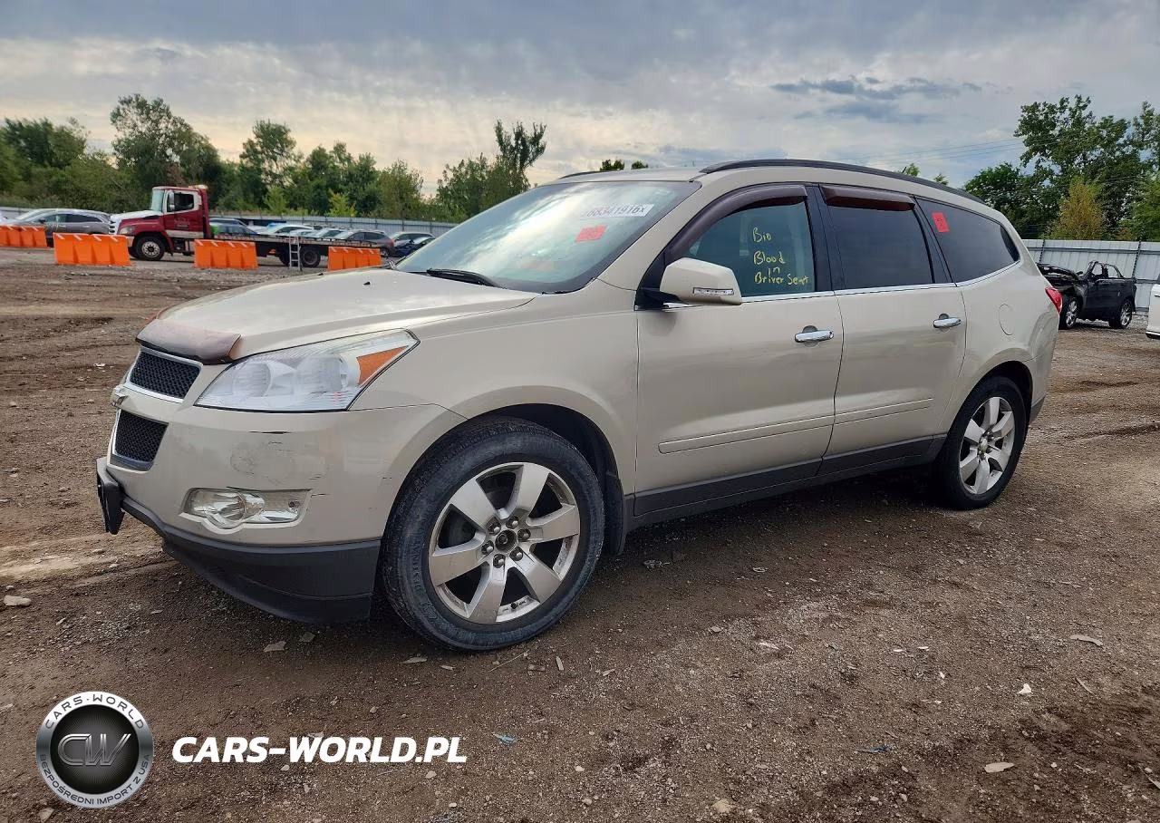 2012 Chevrolet Traverse Lt VIN:1GNKRGED4CJ273872 - 1