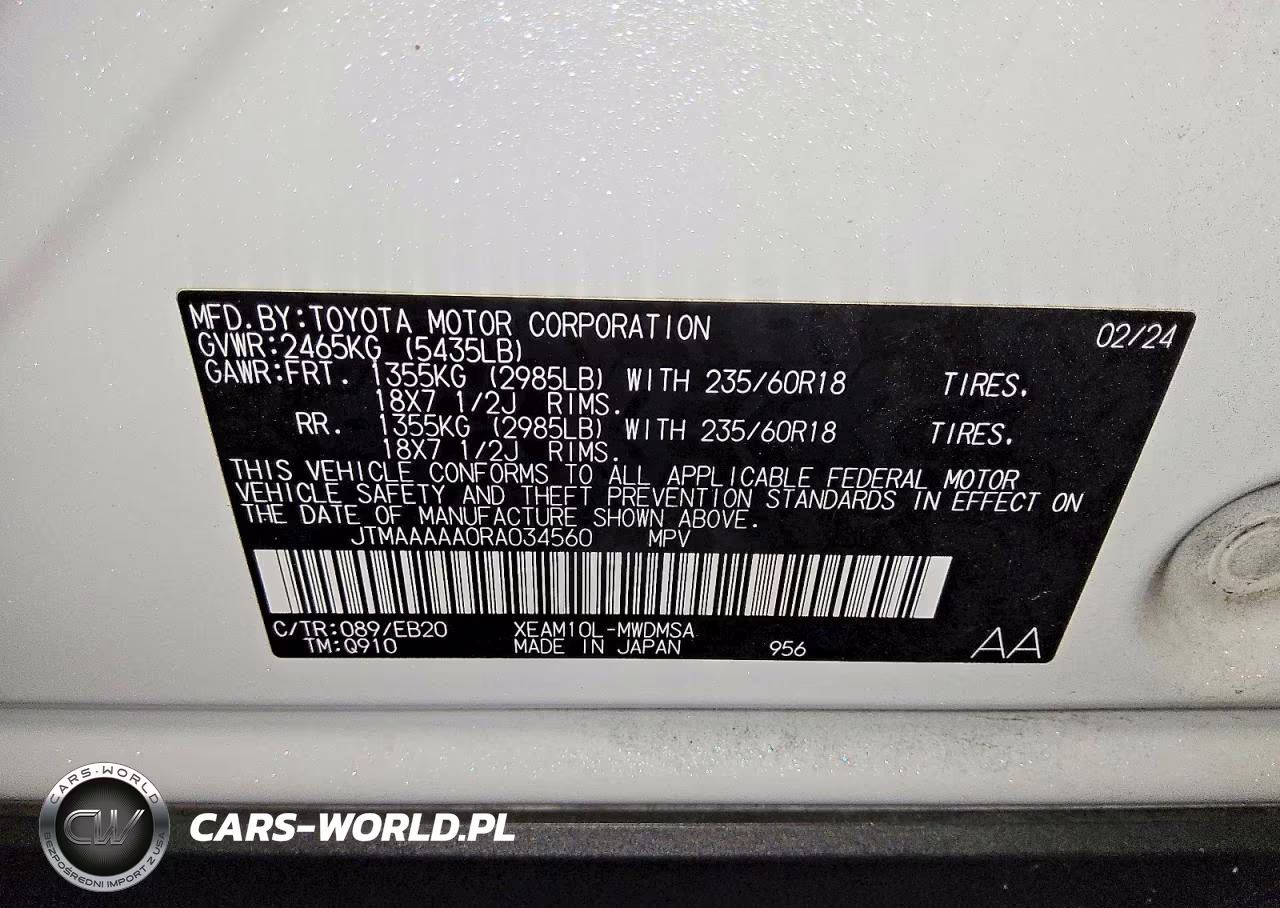 2024 Toyota Bz4X Xle VIN:JTMAAAAA0RA034560 - 13