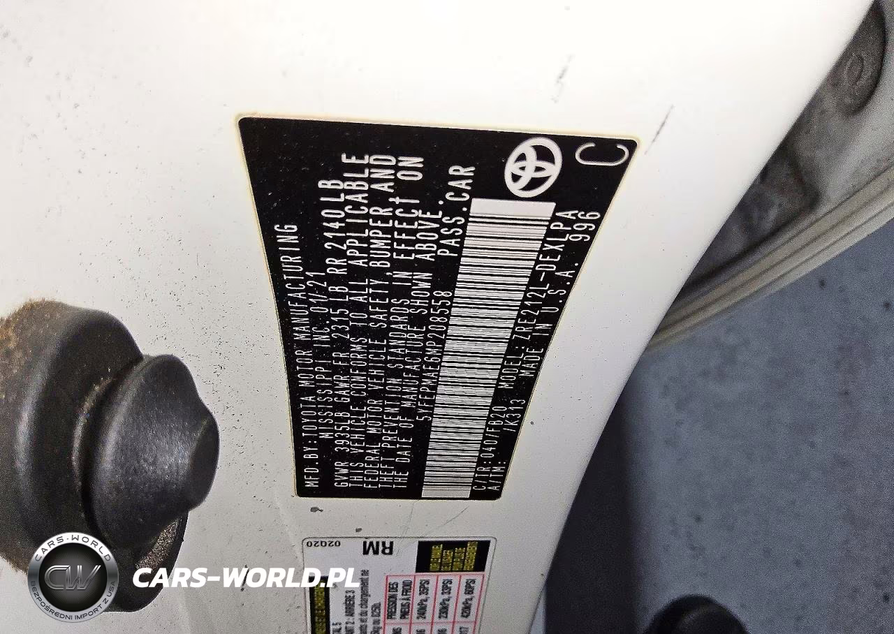2021 Toyota Corolla Le VIN:5YFEPMAE6MP208558 - 12