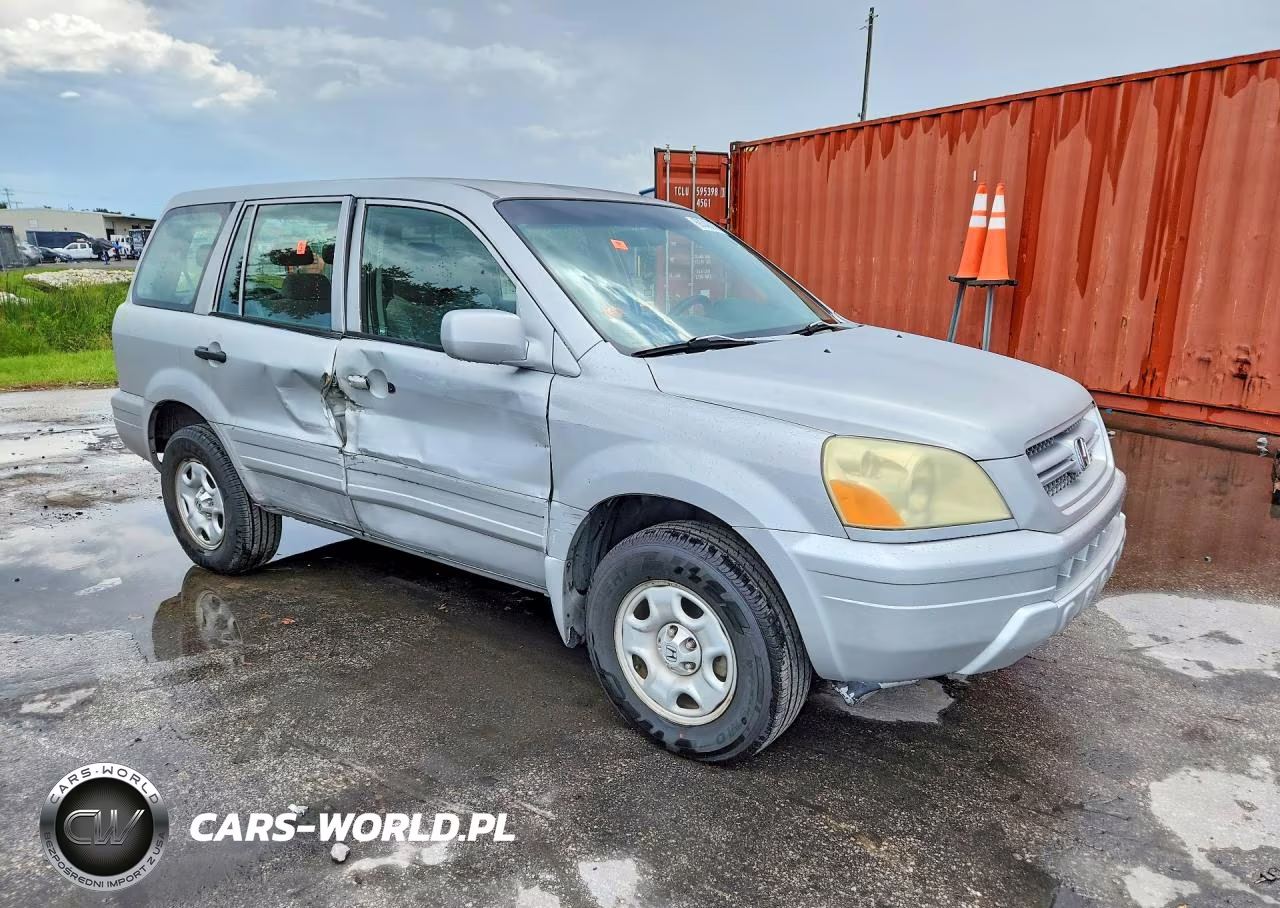2003 Honda Pilot Lx VIN:2HKYF18113H509235 - 4