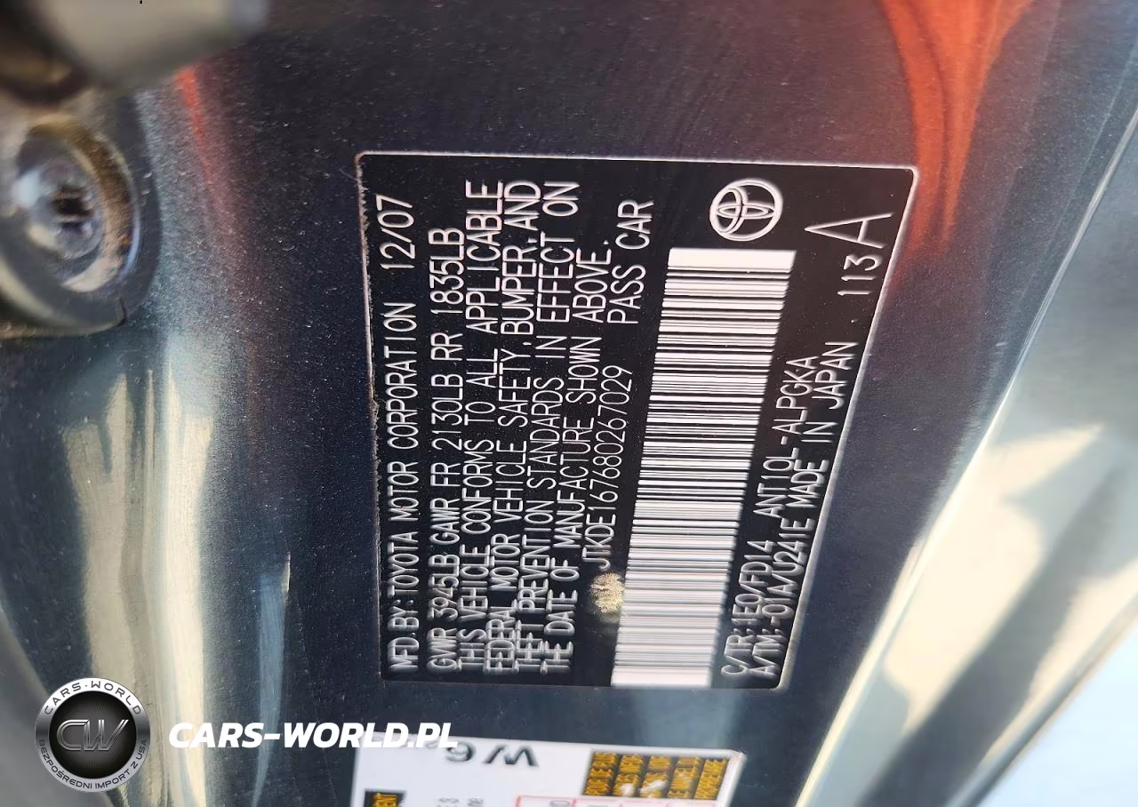 2008 Scion Tc Base VIN:JTKDE167680267029 - 12