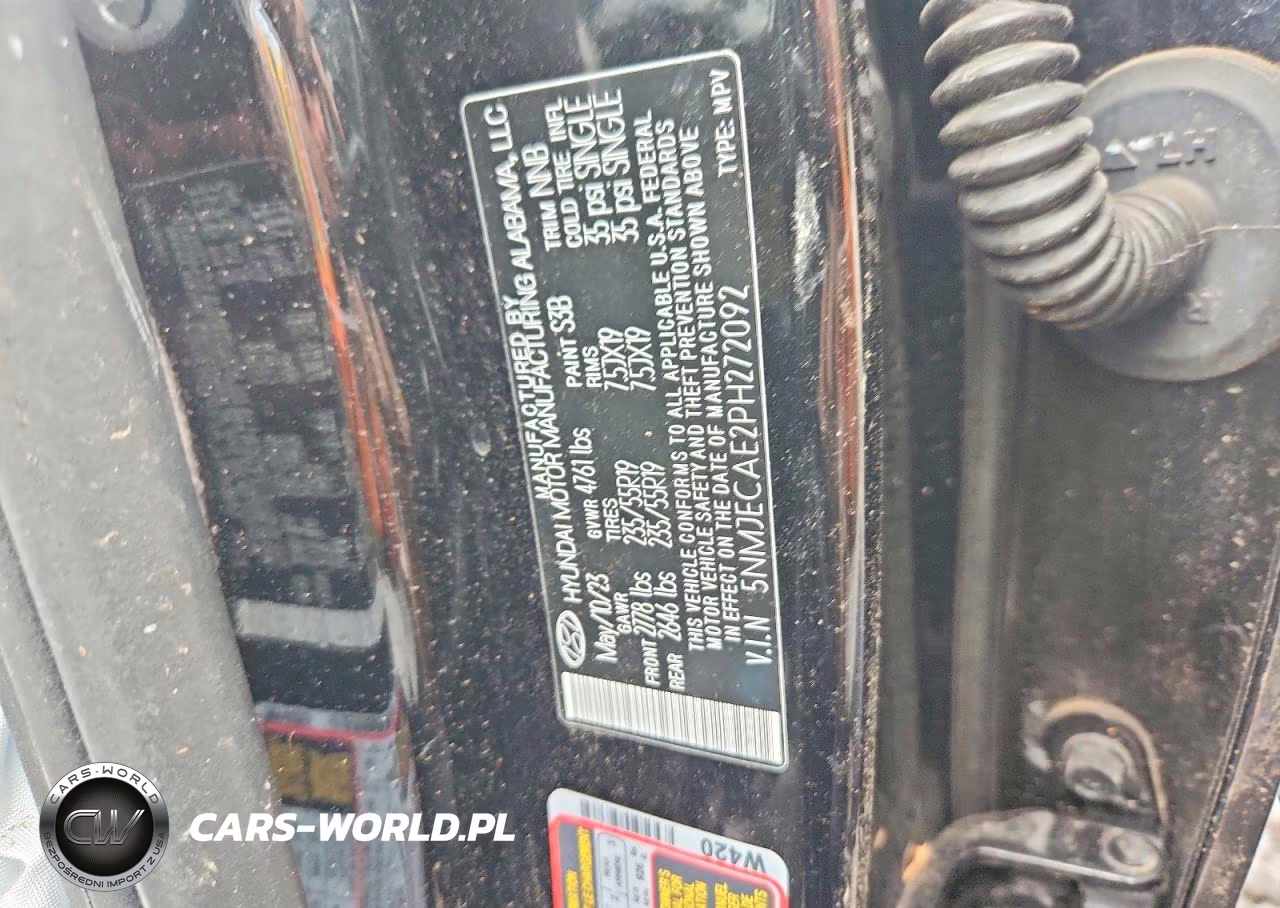 2023 Hyundai Tucson Limited VIN:5NMJECAE2PH272092 - 12
