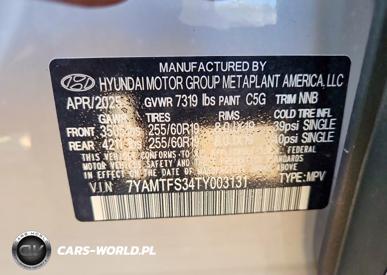 2026 Hyundai Ioniq 9 Se VIN:7YAMTFS34TY003131 - 14