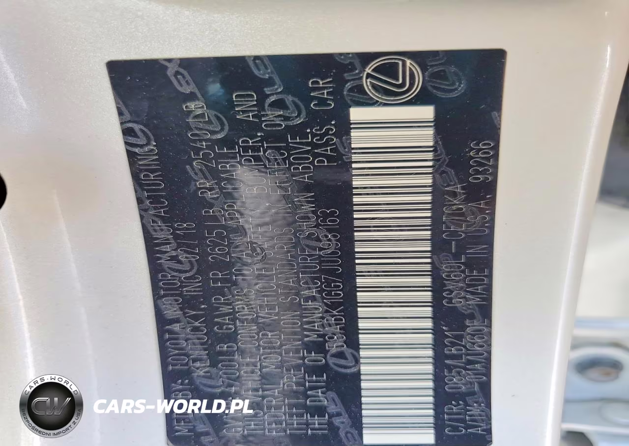 2018 Lexus Es 350 VIN:58ABK1GG7JU098163 - 12