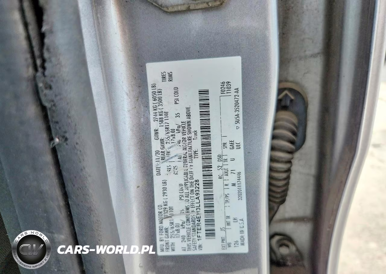 2020 Ford Ranger Xl VIN:1FTER4EH3LLA93228 - 12