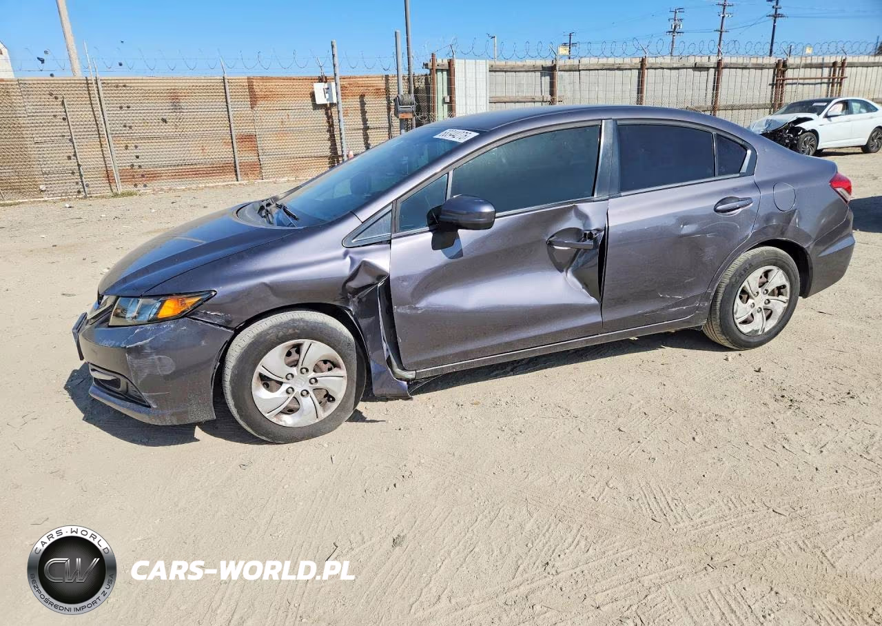 2015 Honda Civic Lx VIN:19XFB2F50FE249904 - 1