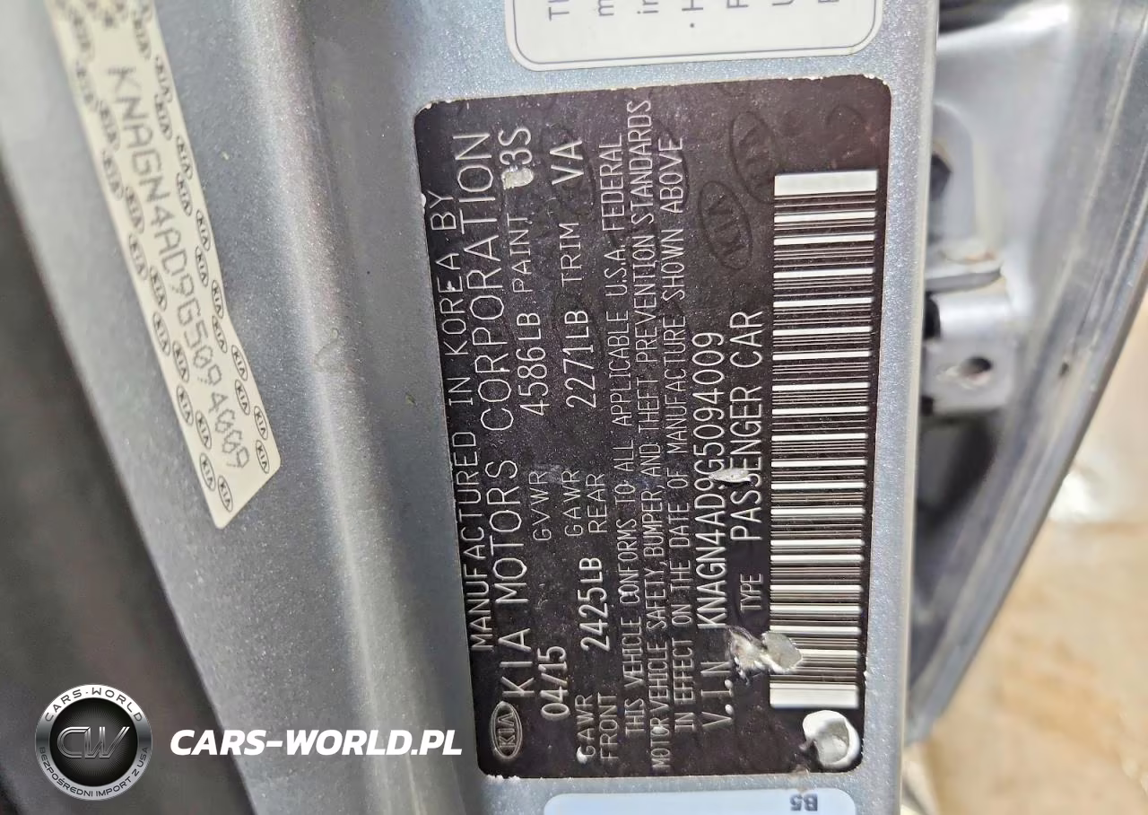 2016 Kia Optima Hybrid VIN:KNAGN4AD9G5094009 - 12