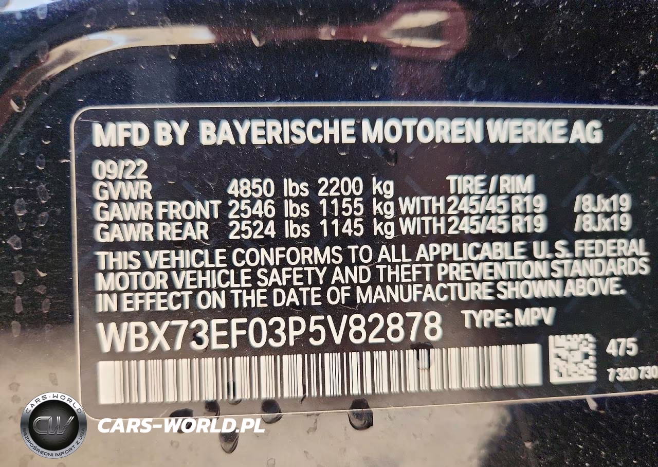 2023 BMW X1 xDrive28I VIN:WBX73EF03P5V82878 - 13