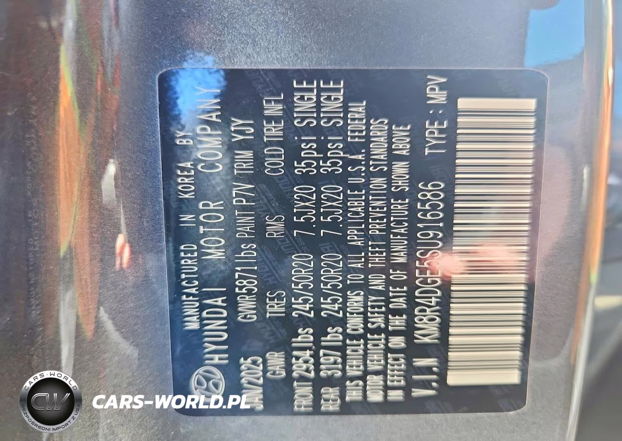 2025 Hyundai Palisade Sel Premium VIN:KM8R4DGE5SU916586 - 13