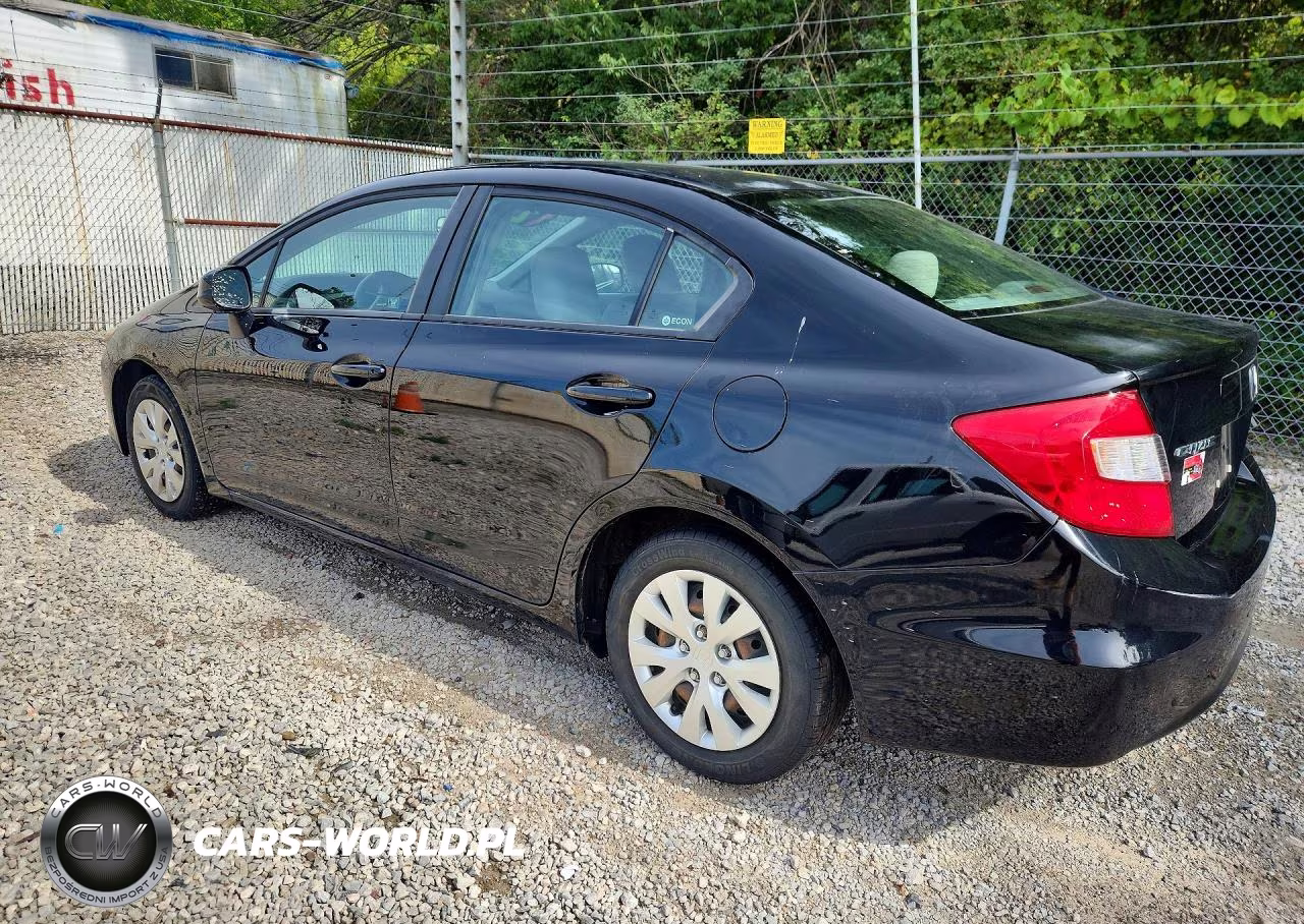 2012 Honda Civic Lx VIN:2HGFB2F59CH583334 - 2