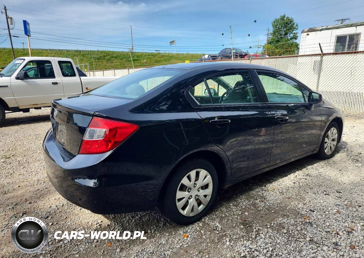 2012 Honda Civic Lx VIN:2HGFB2F59CH583334 - 3